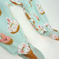 Honestbaby Baby Celebration Sleep & Play Footed One-Piece Pajama Sleeper 100% Organic Cotton, Bakery Bunnies