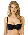Rosme Womens Balconette Bra, Collection Grand, Black, Size 34Dd