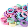 Qarwayoc Mini Hair Ties For Baby Girls, Seamless Kids Girls Hair Ties Bands, Soft Small Baby Ponytail Holders, Toddler Elastic H