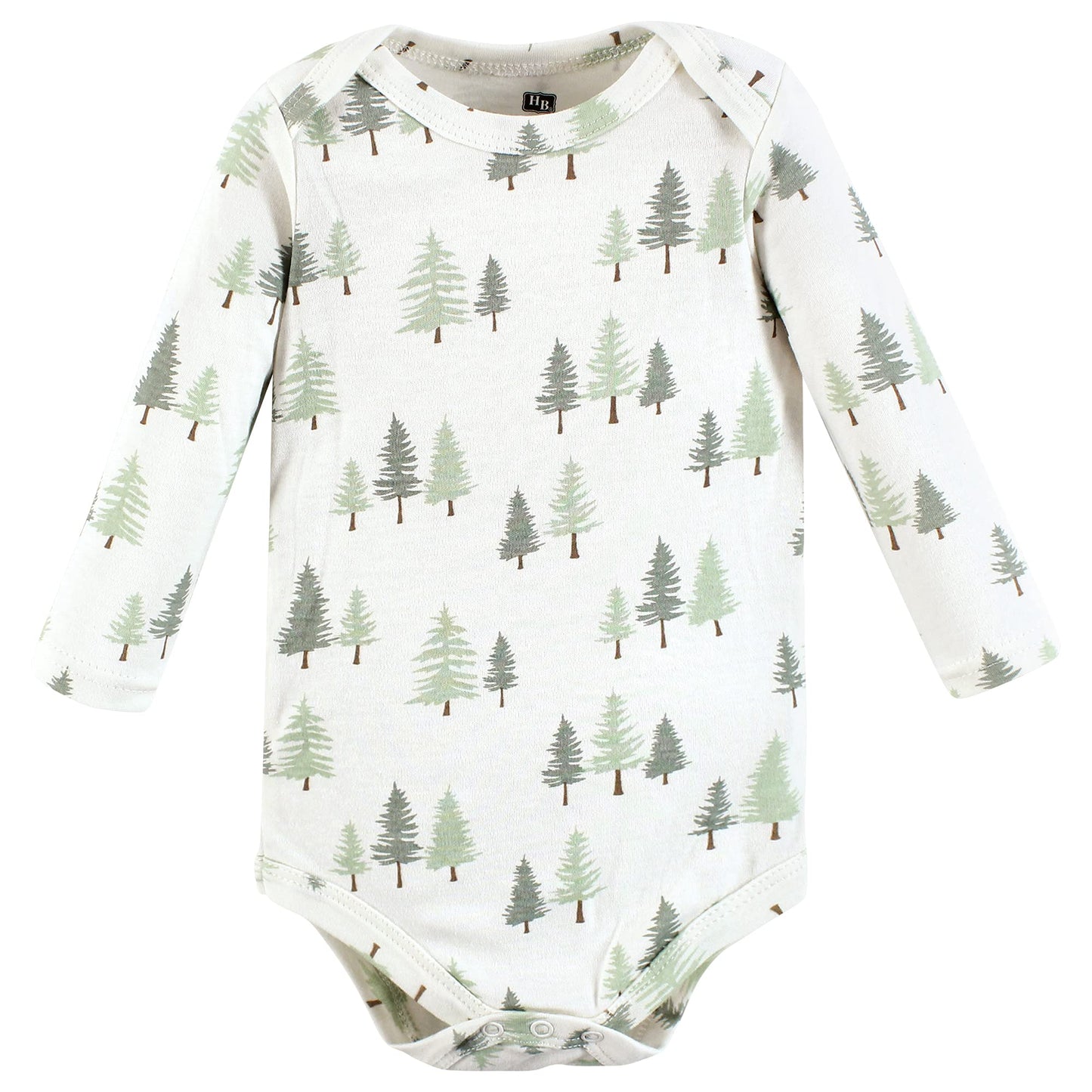 Hudson Baby Baby Girls Cotton Long-Sleeve Bodysuits And Toddler T Shirt Set, Forest Deer 3-Pack, 6-9 Months Us