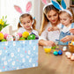 Boohit Large Easter Baskets For Kids Personalized Baby Girl Easter Basket Cute Teen Boy Spring Decor (Love Envelope Bunny Egg)