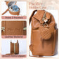Miss Fong Pacifier Case With Clip & Cover, Holder Pod With Clasp, Holds 2 Pacifiers Or Nipple Shield (Diamond Brown)