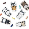 Wee Gallery Baby Animals Lacing Cards for Toddlers, Sewing Board Activity for Children, Kids Travel Activity to Improve Motor Sk