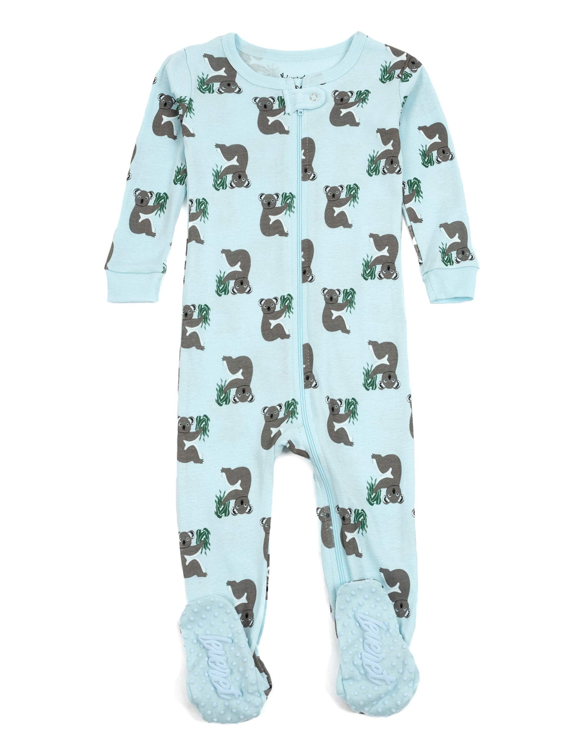 Leveret Kids & Toddler Footed Pajamas Boys Girls 100% Cotton Koala Blue (Size 2 WBBAPB08NC4R9X7