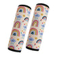 2 Pack VegaPunkLab Seat Straps Shoulder Pads for Kids - Seat Belt Cover Pad, Perfect for Car Booster Seats, Strollers, High Chai