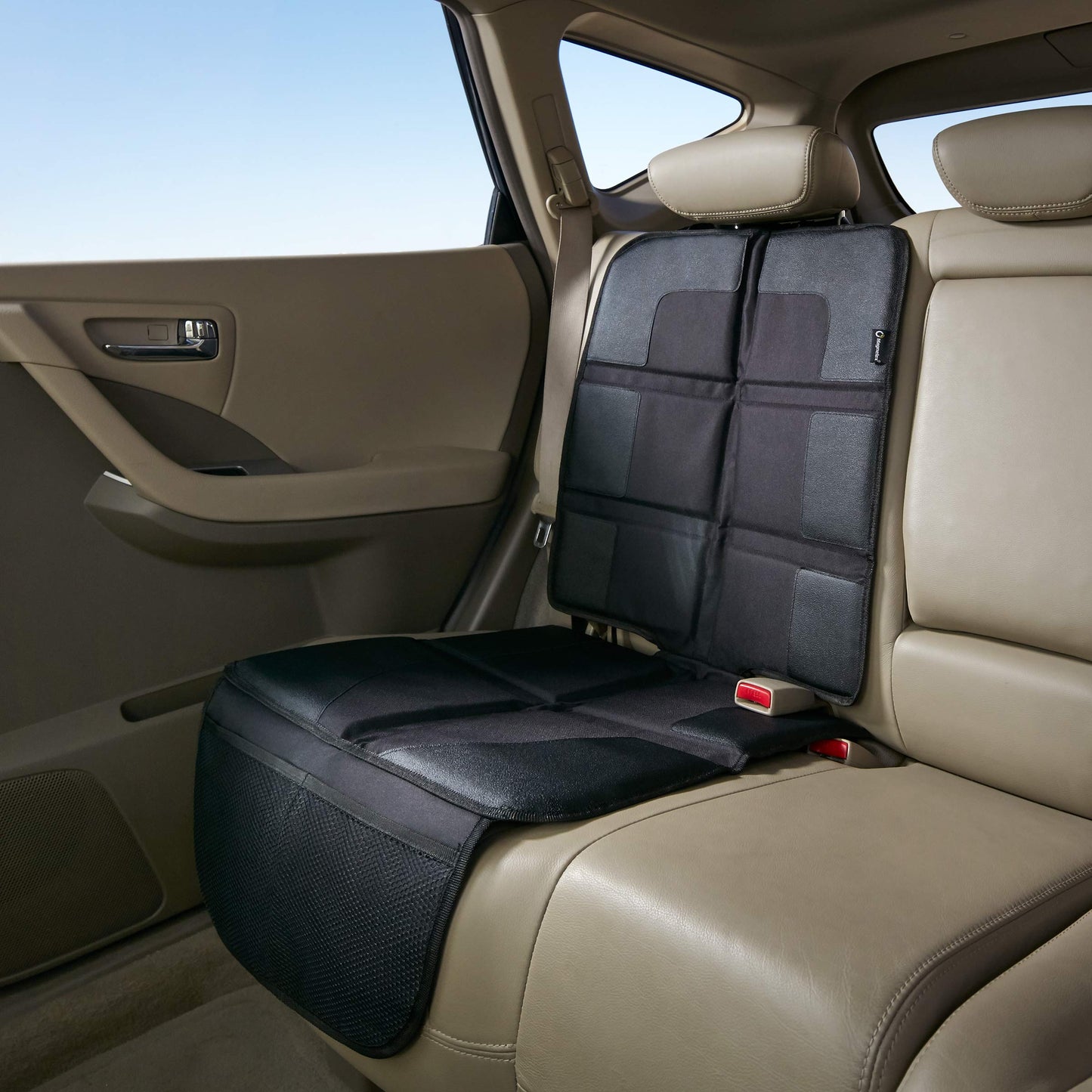 Magnelex Car Seat Protector, Largest Cover, Extra Thick Padding And Waterproof 600D Polyester, 2 Large Pockets, Front Or Rear Us