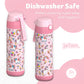 Jarlson    Kids Water Bottle - Mali - Insulated Stainless Steel Water Bottle With Chug Lid - Thermos - Girls/Boys (Unicorn  'Mos