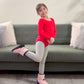 Stelle Toddler Girls Tights Baby Seamless Knit Thick Cotton Leggings Pantyhose(Infants/Kids/Childern)(Grey,Xxs)