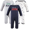Hudson Baby Girls Unisex Cotton Coveralls, Love Mom, 0-3 Months, Love Mom, 0-3 Months Us