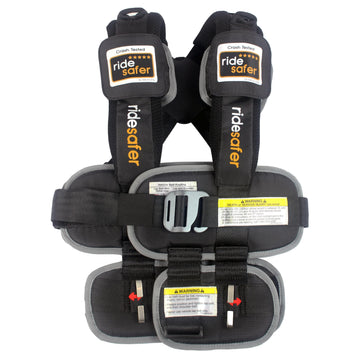 Ridesafer - Extra Large Black, Lightweight, Compact, Portable Car Seat - Perfect For Travel And Everyday Child Safety