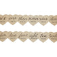 Kate & Milo Heart Shaped Wooden Monthly Milestone Photo Cards, Baby Announcement Cards, Double Sided Photo Prop Milestone Discs,