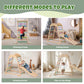Cosyland Indoor Playground Jungle Gym Playset For Kids, 7 In 1 Climbing Toys For Toddlers With Slide And Beech Hanging Ring,Quic