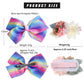 5 Inch Hair Bows For Girls Boutique Ribbon Artificial Floral Hair Bow Clips Hair Accessory For Girls 11Pcs