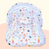 Infans Mini Baby Bed With Mosquito And Insect Protection Net, Portable Mattress With Zip Closure & Pillow Ideal For Babies From 