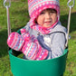 Nice Caps Toddler Baby Winter Hat Mitten Set - Kids Boys Girls Gloves Fleece Sherpa Lined (Fair Isle Print, 4-7 Years)
