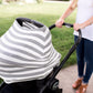 Harbor Multi-Use Cover: Car Seat, Nursing, Stroller - Stretchy Fabric, All-Season, Stylish Designs, Easy Access