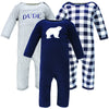 Hudson Baby Baby Girls Cotton Coveralls Rompers, Polar Bear, 0-3 Months Us