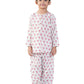 Chheent Cotton Unisex Printed Night Dress Suit Sleepwear Girls, Boys | (Pack of 2) (45 Years, White)