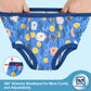 Moomoo Baby Potty Training Underwear For Boys Absorbent Cotton Training Pants Washable And Reusable 2T-7T 6 Packs