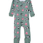 Leveret Kids & Toddler Footed Pajamas Boys Girls 100% Cotton Cow Green (Size 12-18 Months)