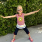 Lukycild Baby Girls Summer Clothes Casual Clothing Suit Short Sleeve Striped T-Shirt +Pants