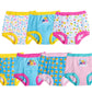 Baby Shark Girls Potty Pant Multipacks Training Underwear, Shark Pink 7Pk, 18 Months Us