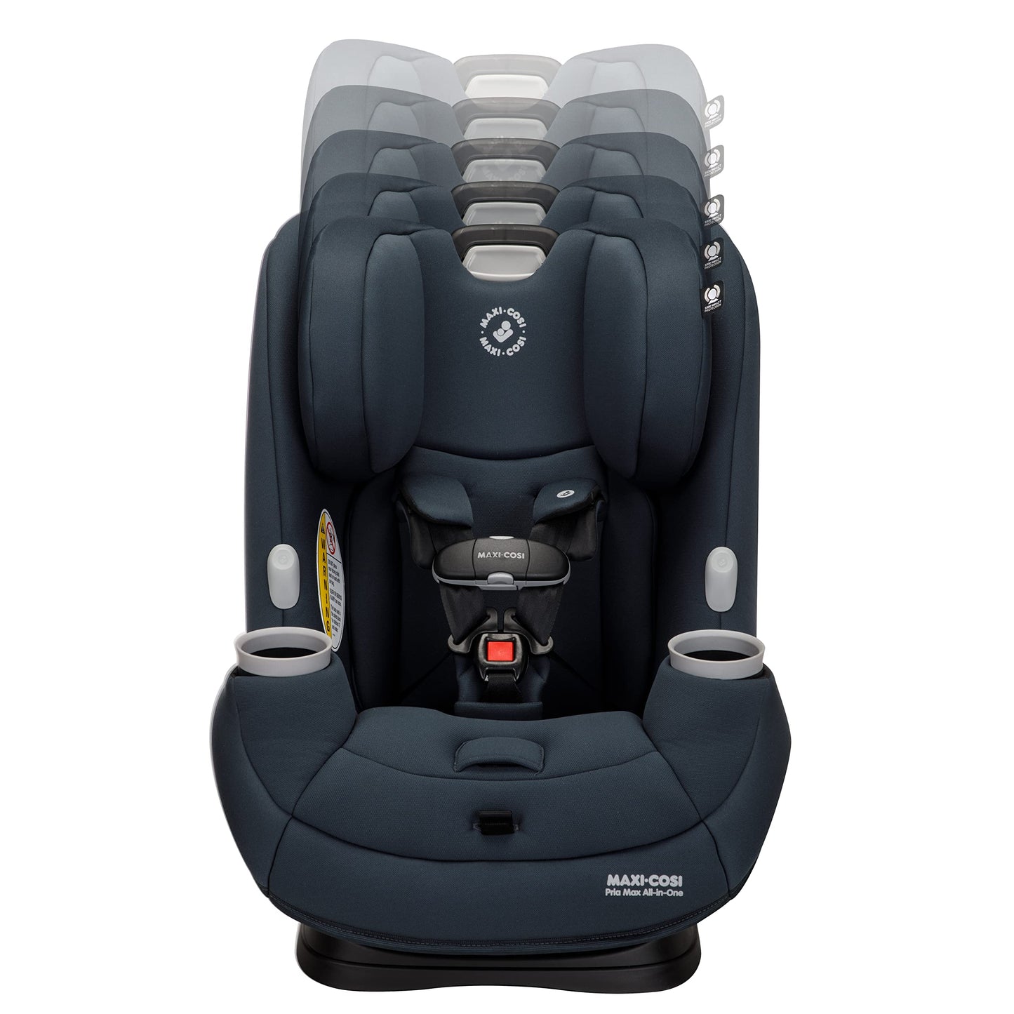 Maxi-Cosi Pria Max All-in-One Convertible Car Seat, Rear Facing Car Seat (4-40 lbs), Forward Facing Car Seat (22-65 lbs), High B