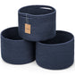 Maxuni Small Rope Baskets for Storage, Baskets for Gifts Empty, Cute Round Woven Baskets, Decorative Shelf Basket 9.82?.82?.1 , 