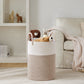 Youdenova Woven Rope Laundry Hamper Basket, 72L Tall Luandry Basket, Baby Nursery Hamper For Blanket Storage, Clothes Hamper For