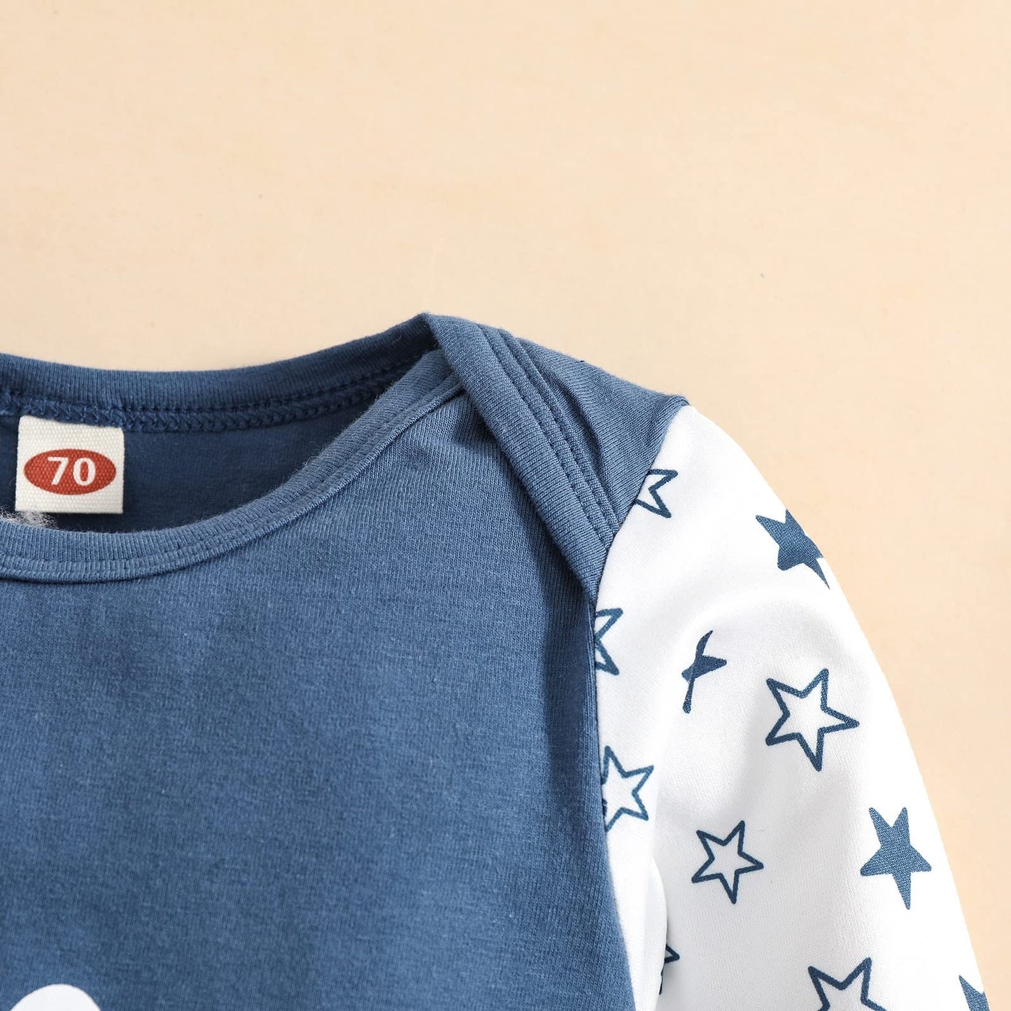 Amawmw Newborn Baby Boy Little Brother Sleeper Gown Stars Long Sleeve Nightgown Pajamas Gifts Stuff Essential Outfit