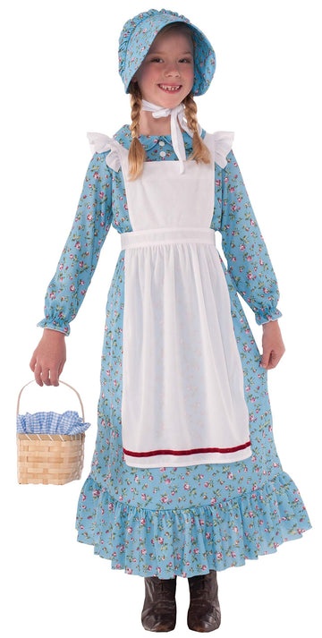 Rubies Child'S Forum Pioneer Costume Dress, Blue, Large For Themed Parties And Halloween