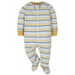 Gerber Baby Boys' 4 Pack Sleep 'N Play Footie, Dinosaur Blue, 6-9 Months