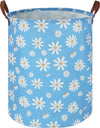 Ntaohamper Kids Laundry Hamper,Blue Laundry Basket,Baby Nursery Hamper,Waterproof Toys Storage Bin,Clothes Organizer,Gift Basket