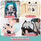 GKDOMS Baby Spiral Hanging Stroller and Car Seat Toys Black and White High Contrast Sensory Toy Newborn Plush Activity Toys Than