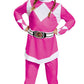 Disguise Pink Ranger Toddler Classic Child Costume, Pink, Medium/(3T-4T)