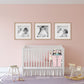 Llama Bella Hanging Diaper Caddy - Baby Diaper Organizer For Changing Table - Diaper Stacker For Crib, Playard Or Wall - Newborn