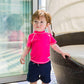 Vaenait Baby Infant & Kids Sun Protection Rashguard Short Sleeve Swim Shirt Oasis Hotpink M