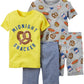 Carter'S Baby Boys' 4 Pc Cotton 321G087, Print, 6 Months