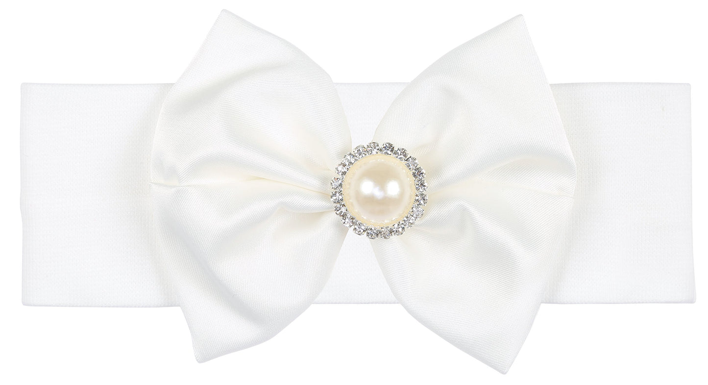 T.F. Taffy Taffy Baby Girl Newborn Christening Baptism, White, Size 0-3 Months