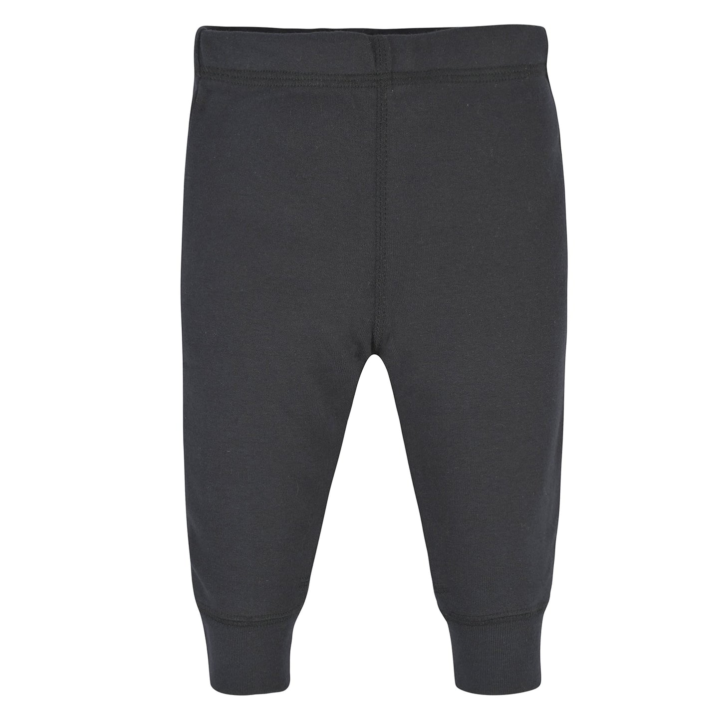 Gerber Baby Boys' Multi-Pack Pants, Gray Heather/Black, 3-6 Months