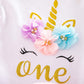 Nnjxd Baby Girls 1St Birthday Unicorn Outfits Set Rainbow Tutu Skirt+ Unicorn T-Shirt+ Flower Headband(1 Years, #12 (Pink) 1 Yea