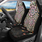 Whosucclay Boho Floral 2 Pieces Car Seat Cover Front Seat Cushion Cover Automotive Seat Cover Car Interior Accessories for Women