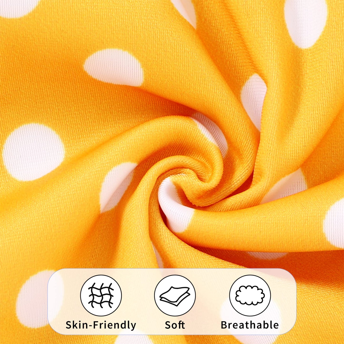 Younger Tree Toddler Baby Girls Summer Swimsuit Sleeveless Polka Dot Swimwear Two-Piece Suit Beach Bikini Outfits Bathing Suit (