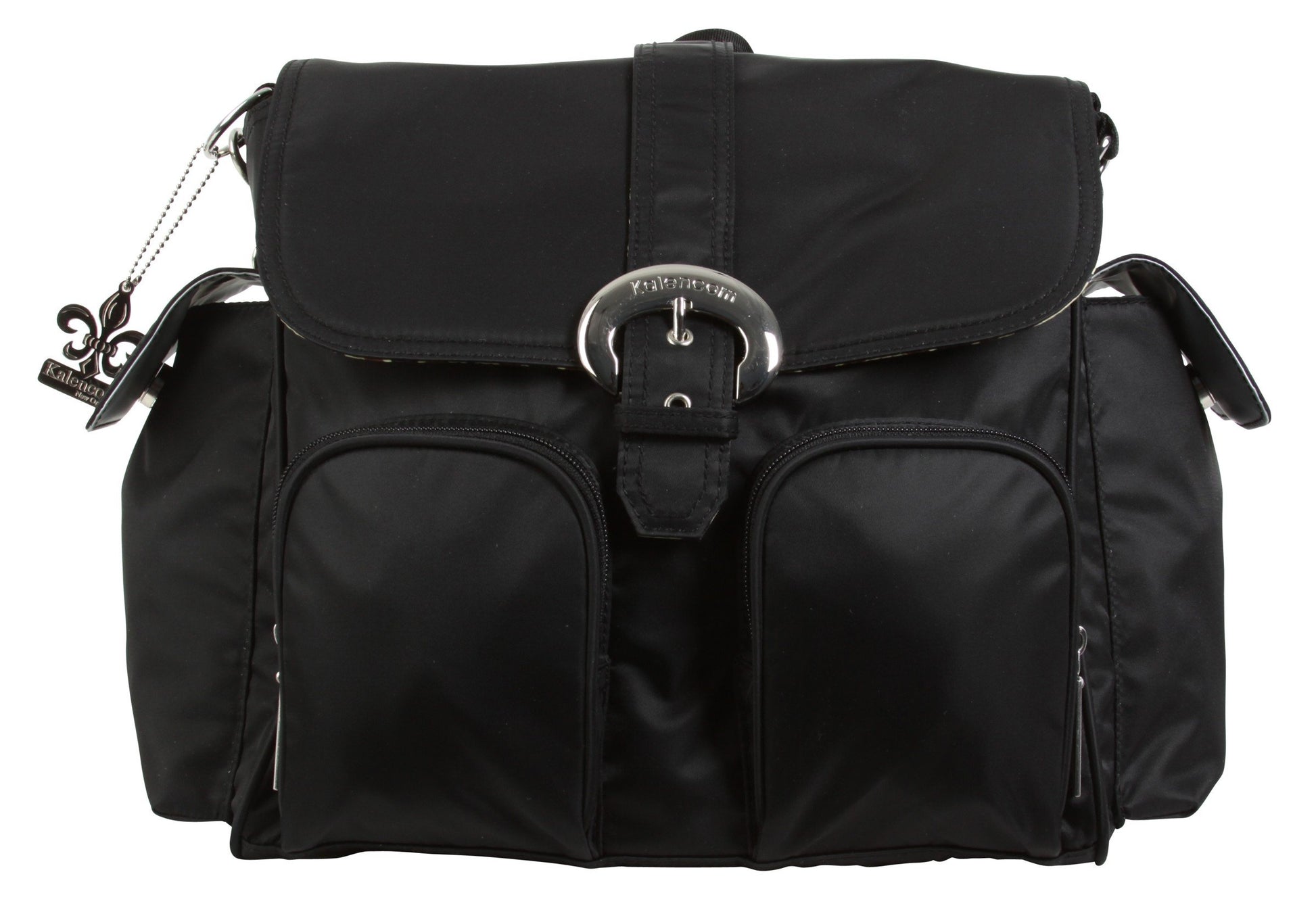 Kalencom Nylon Double Duty Diaper Bag, Black