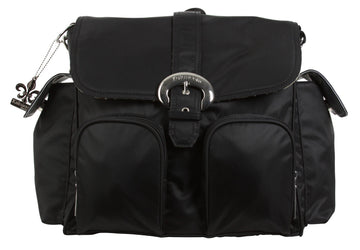 Kalencom Nylon Double Duty Diaper Bag, Black