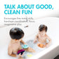 Boon Fleet Toy Boat Baby Bath Toys - Stacking Boat Toy Set for Bath Time Fun - Toddler and Baby Stacking Bathtub Toys With Drain