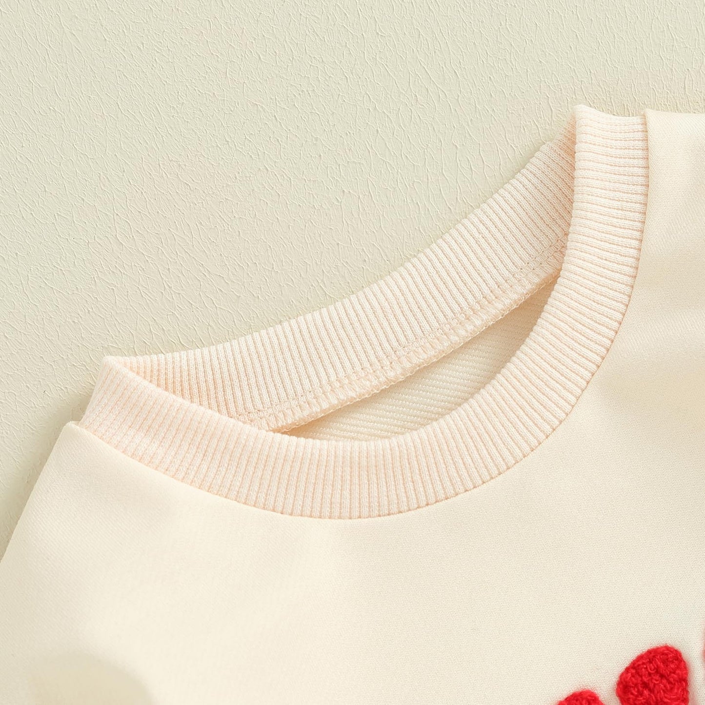 Yingisfitm Baby Boy Valentines Day Outfit Sweatshirt Romper Long Sleeve Bubble Onesie Newborn Winter Clothes Lover Boy (Beige-Lo