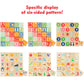 Gemileo Wooden ABC Toy Building Blocks for Toddlers 1-3 36 PCS Wood Alphabet Number Blocks for Stacking Learning Preschool Educa