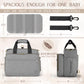 Mellories 4 in 1 Convertible Baby Diaper Bag - Converts from Tote to Backpack, Stroller & Crossbody Diaper Bag - Gray Baby Trave