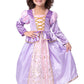 Little Adventures Classic Rapunzel Princess Dress Up Costume (Medium Age 3-5) - Machine Washable Child Pretend Play And Party Dr